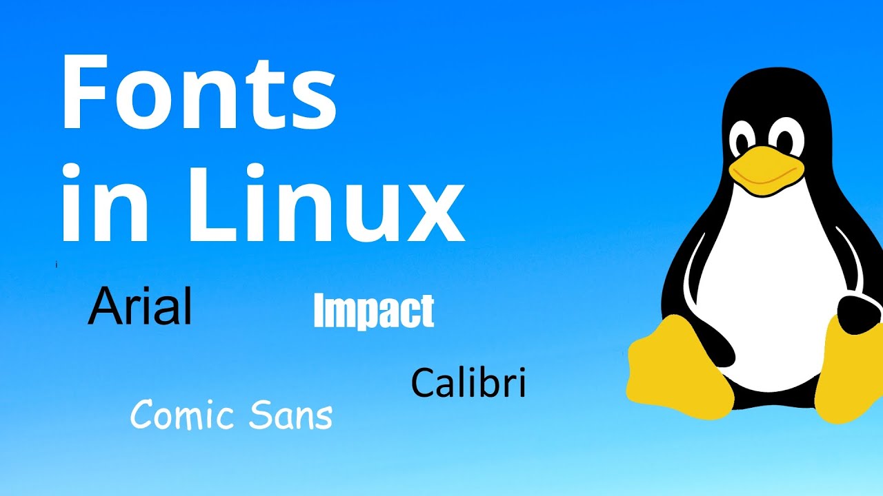 Installing fonts in Linux - Easy Tutorial