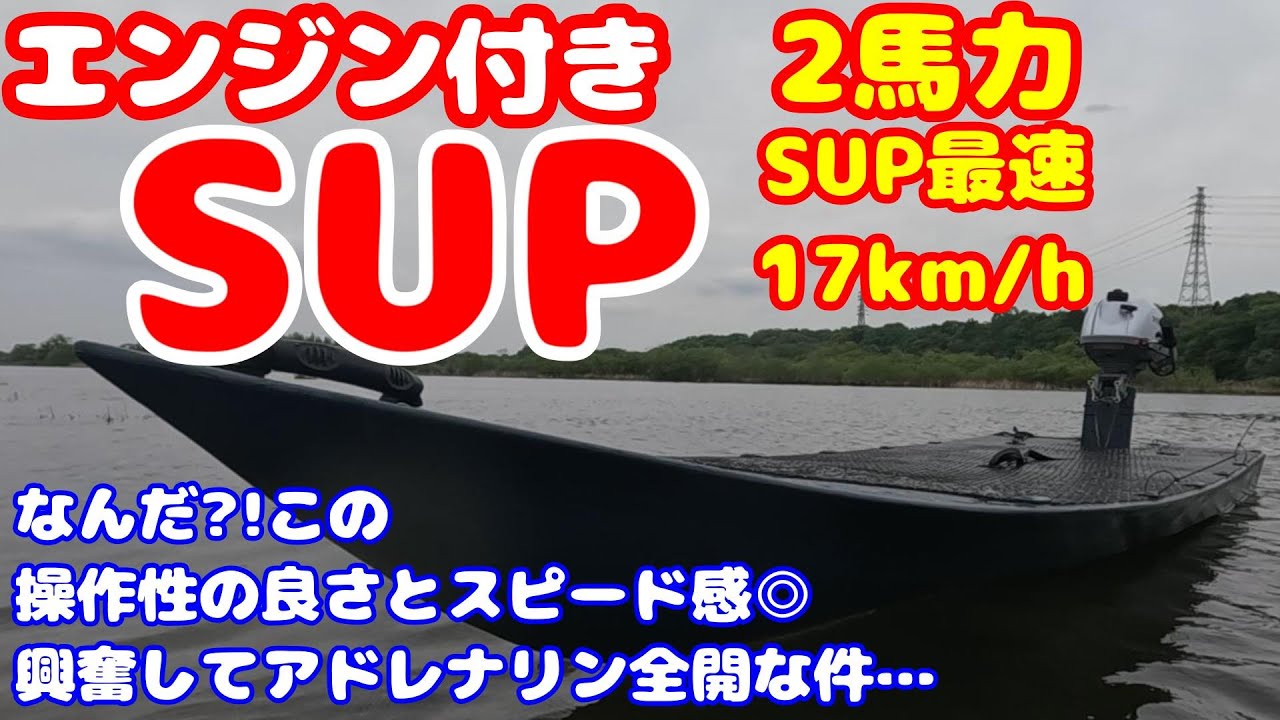 【2馬力SUP】ディスカバリーカヤック2024モデルミニボートと比較すると速度と安定性が段違いの２馬力SUPで太平洋に出てみたら烏賊の頭を拾ったので煮て喰った【茨城港】