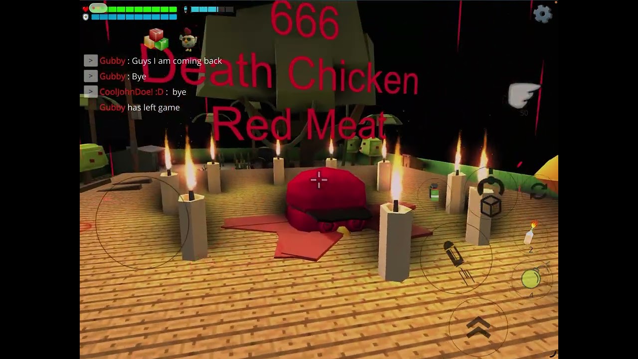 #chickengun #666 Rojo es muerto 666 de pollo de velar con ¿ChickenGun?💀🪦🧛‍♀️🟥🟥