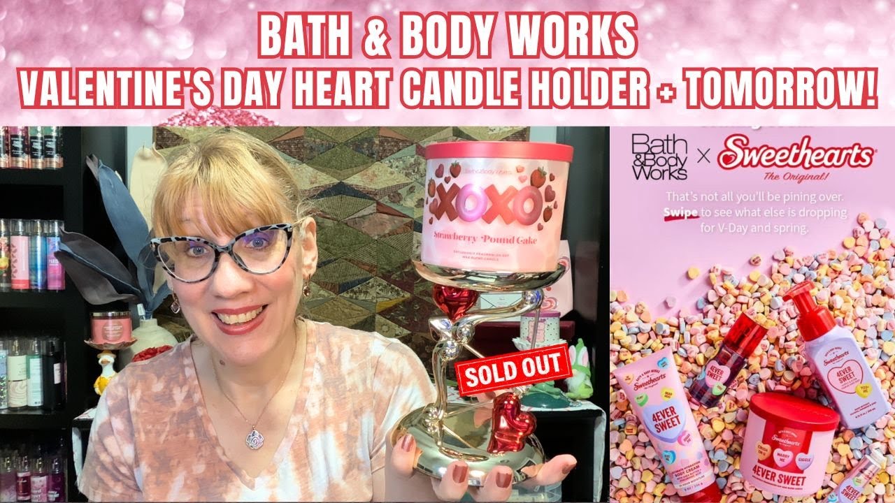 Bath & Body Works Valentine's Day Heart Candle Holder Sold Out + Tomorrow!