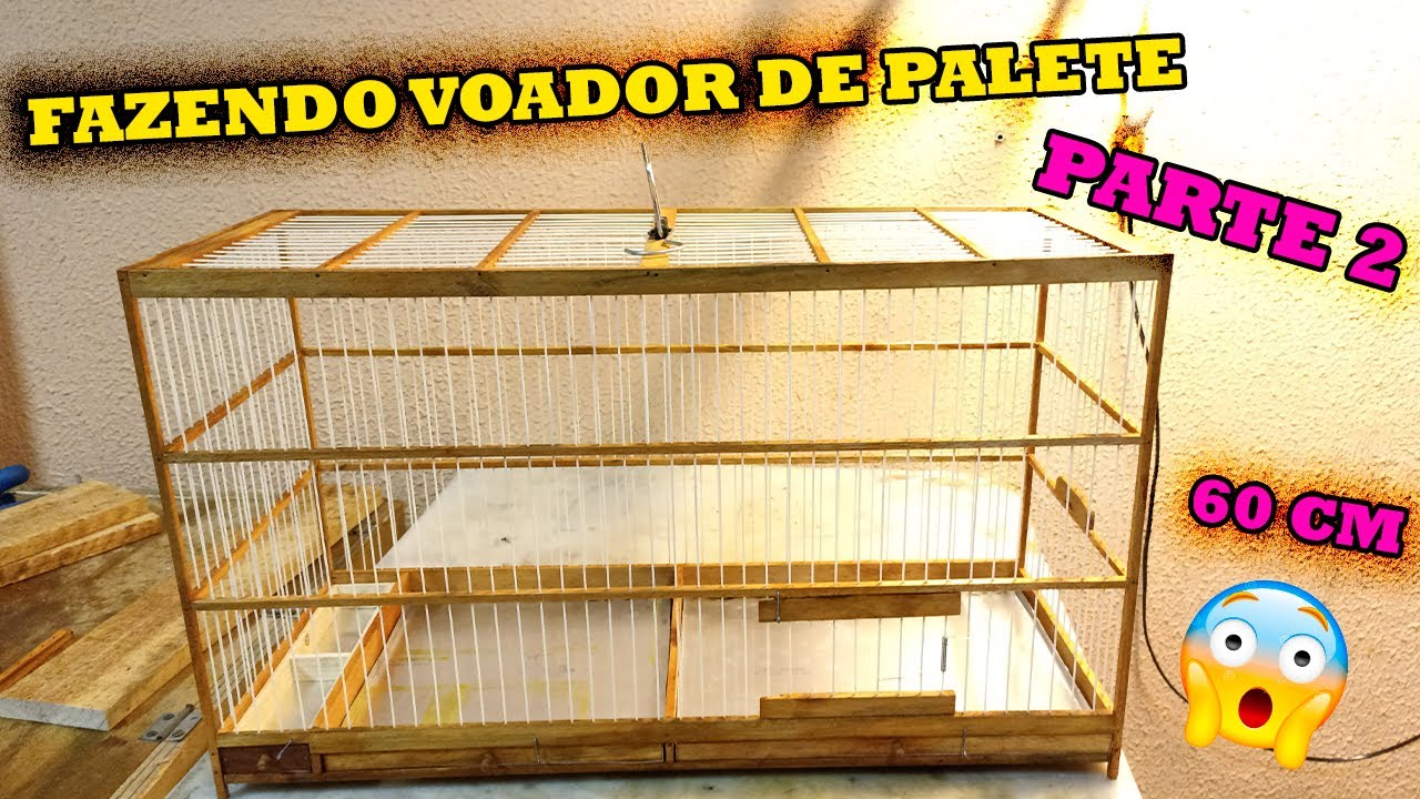 FAZENDO VOADOR DE PALETE DE 60 CM (VÍDEO PARTE 2 )