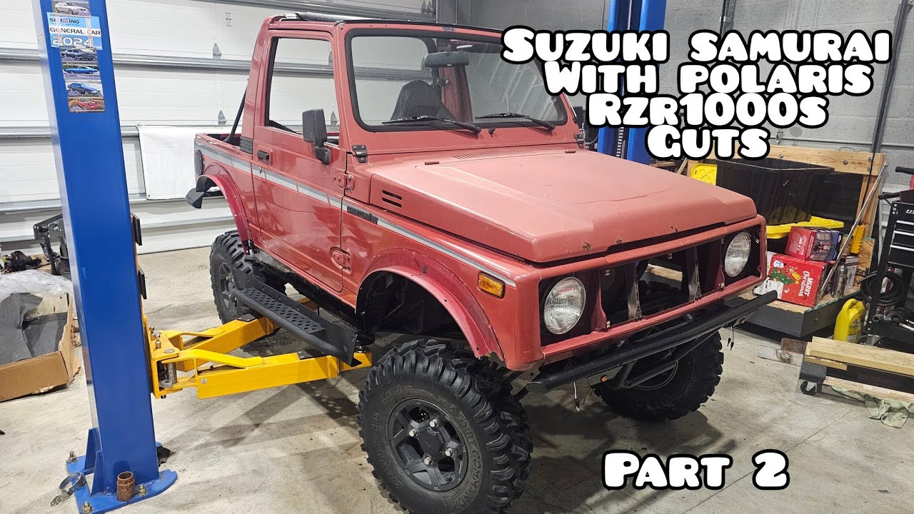 project samside. polaris rzr 1000s body swap into a suzuki samurai part 2