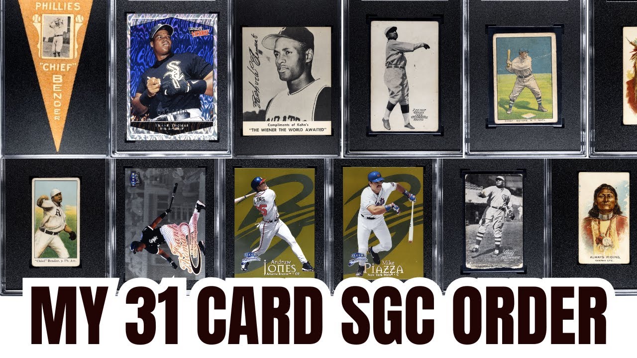 My 31 Card SGC Grading Order from the National is Back!