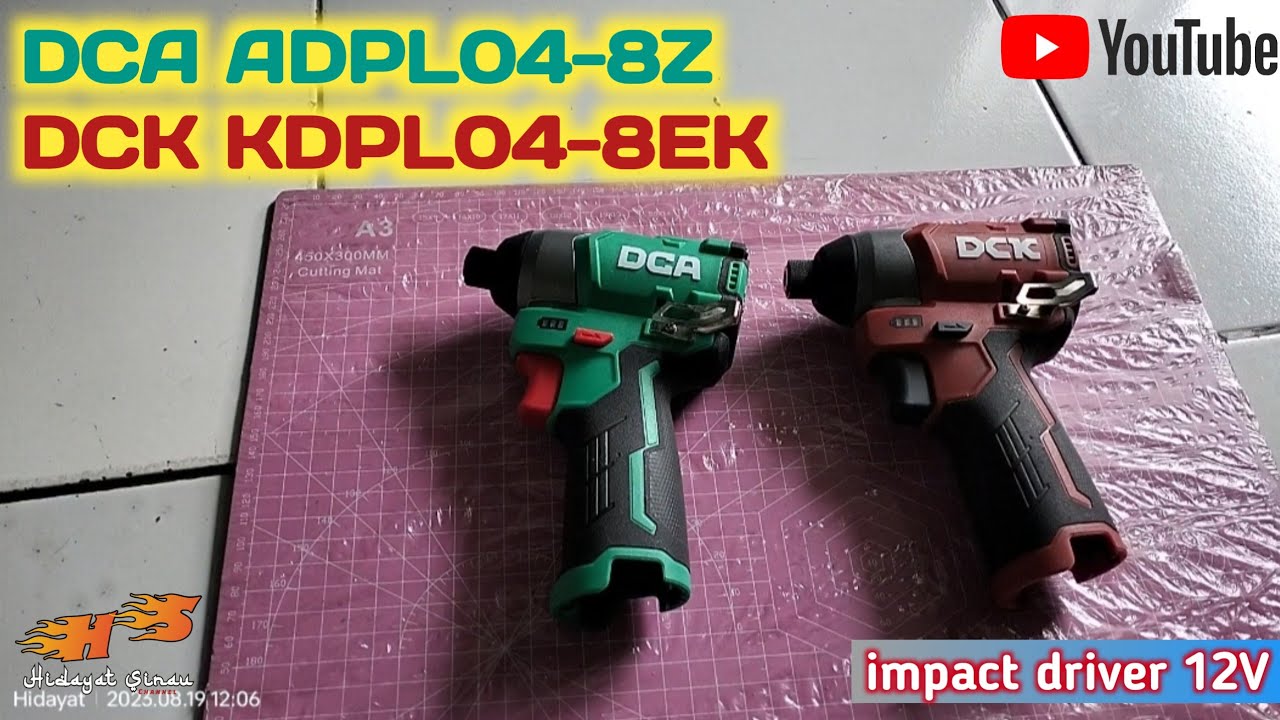 Bedah Daleman & Refill Grease Impact Driver 12v DCA ADPL04-8Z  vs DCK KDPL04-8i 🛠️🪛🪛⚙️🛠️