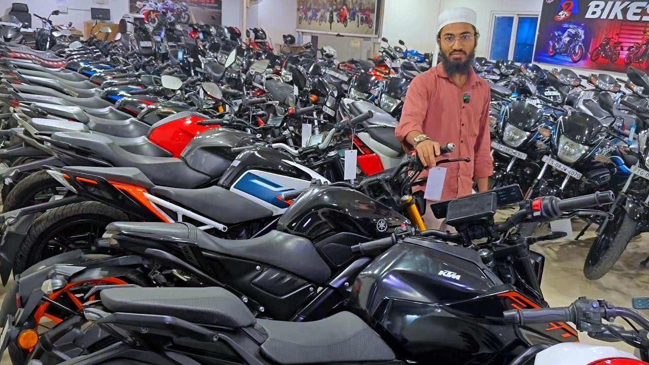Second hand bikes in Hyderabad | Bikes mart | 😍 10 వేలకే #mt #ns #rc #r15 @raviprakashlifestyle