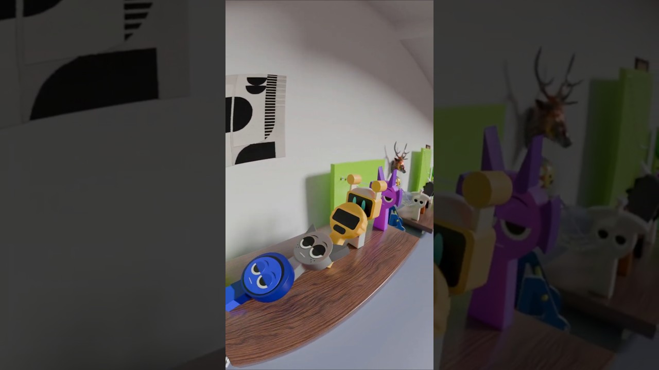 Sprunki Domino run in Fisheye effect😮 #sprunki