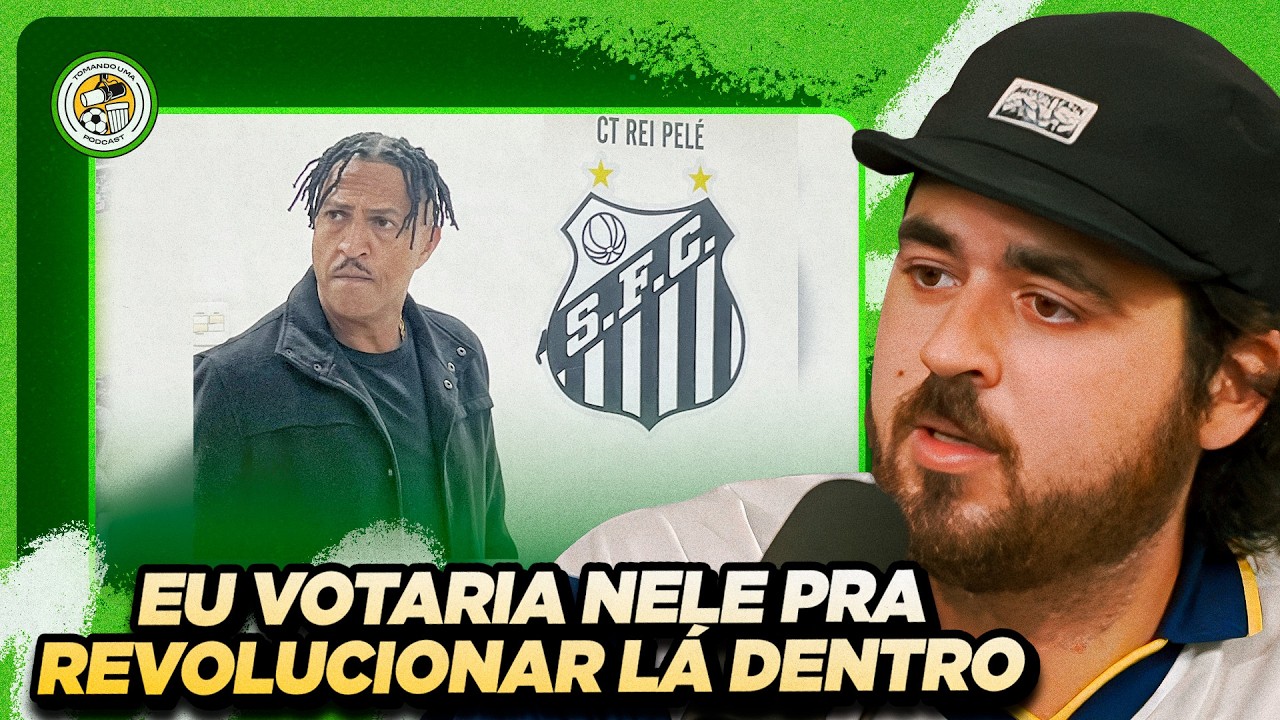 O MANO BROWN COMO PRESIDENTE DO SANTOS IA SER BRABO