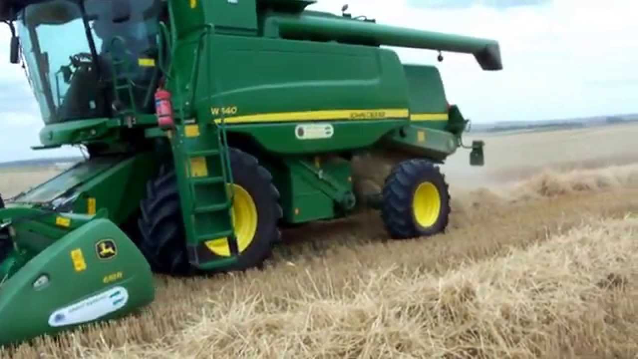 Żniwa 2015☆☆John Deere 7530&John Deere W540☆☆