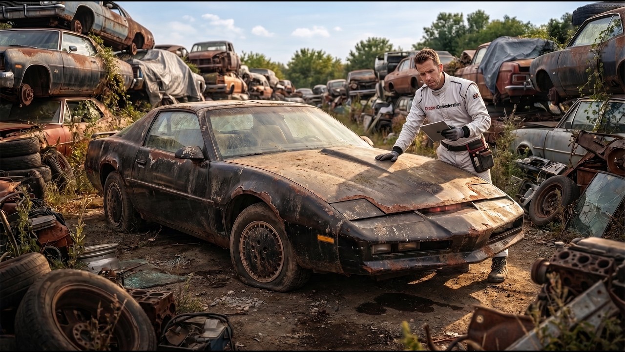 ASMR Car Restoration | Building the Ultimate KITT Knight Rider Pontiac Trans Am From Rust to Reality