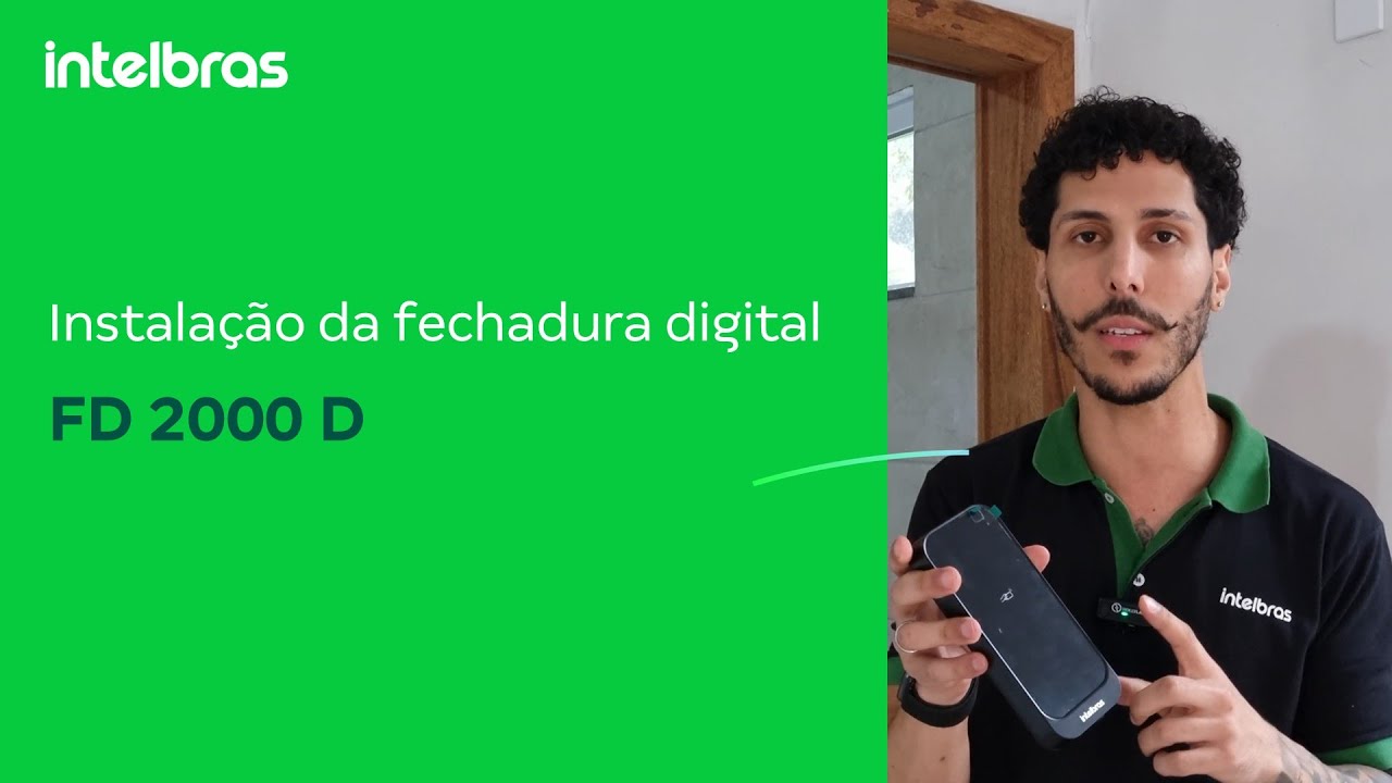 Instalação da fechadura digital FD 2000 D