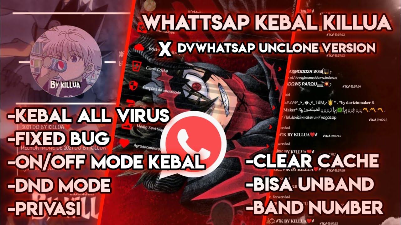 whatsapp kebal collab by killua x dv!!Kebal Bug Bo||Kebal Virtex/Virkon||Kebal All Virus 100%||