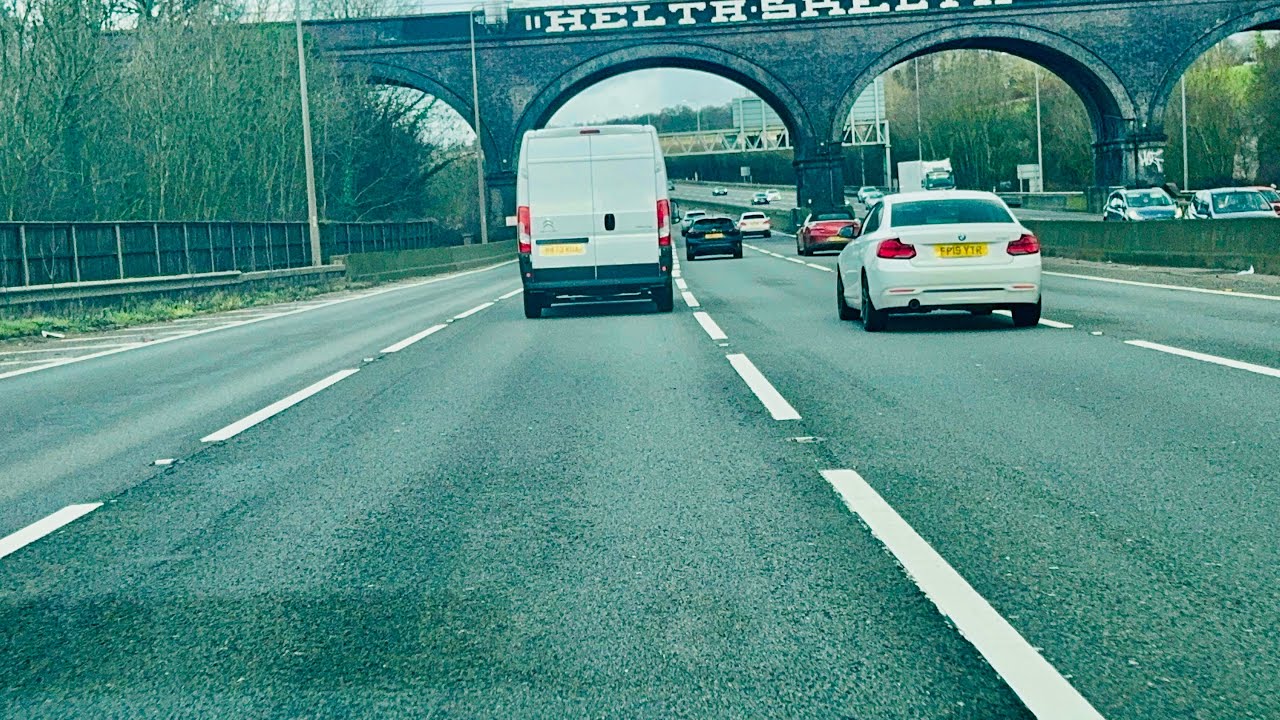 M25 Cold Sunday Afternoon Driving Heathrow | 8 Feb 2026