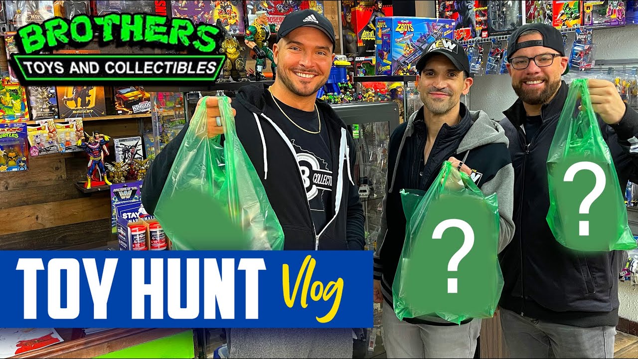 Toy Hunt Vlog &bull; Ethan Page , Mark Sterling & Alex Abrahantes &bull; Brothers Toys And Collectibles