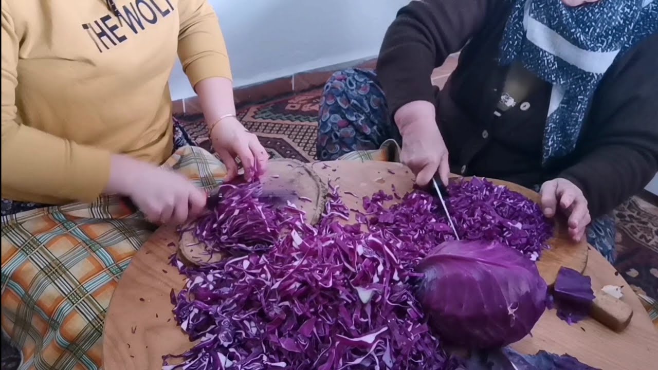 🏆🏆USTASINDAN ÖĞRENDİĞİM SUSUZ LAHANA TURŞUSU✅ANNEMİN AYLARDIR BENDEN İSTEDİĞİ TURŞU