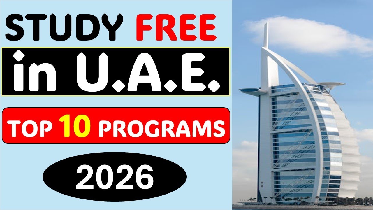 Top 10 FULLY FUNDED UAE Scholarships for International Students 2026 | Stipend, Visa & Free Study!