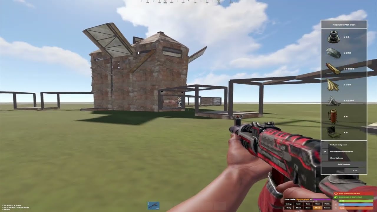 The Microhut - Cheap, Offline and Online Protection Meta Rust Base 2023