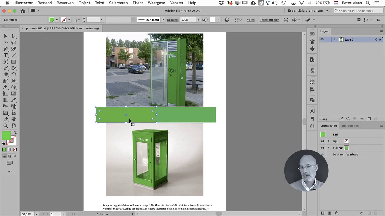 Wat is overdruk in illustrator