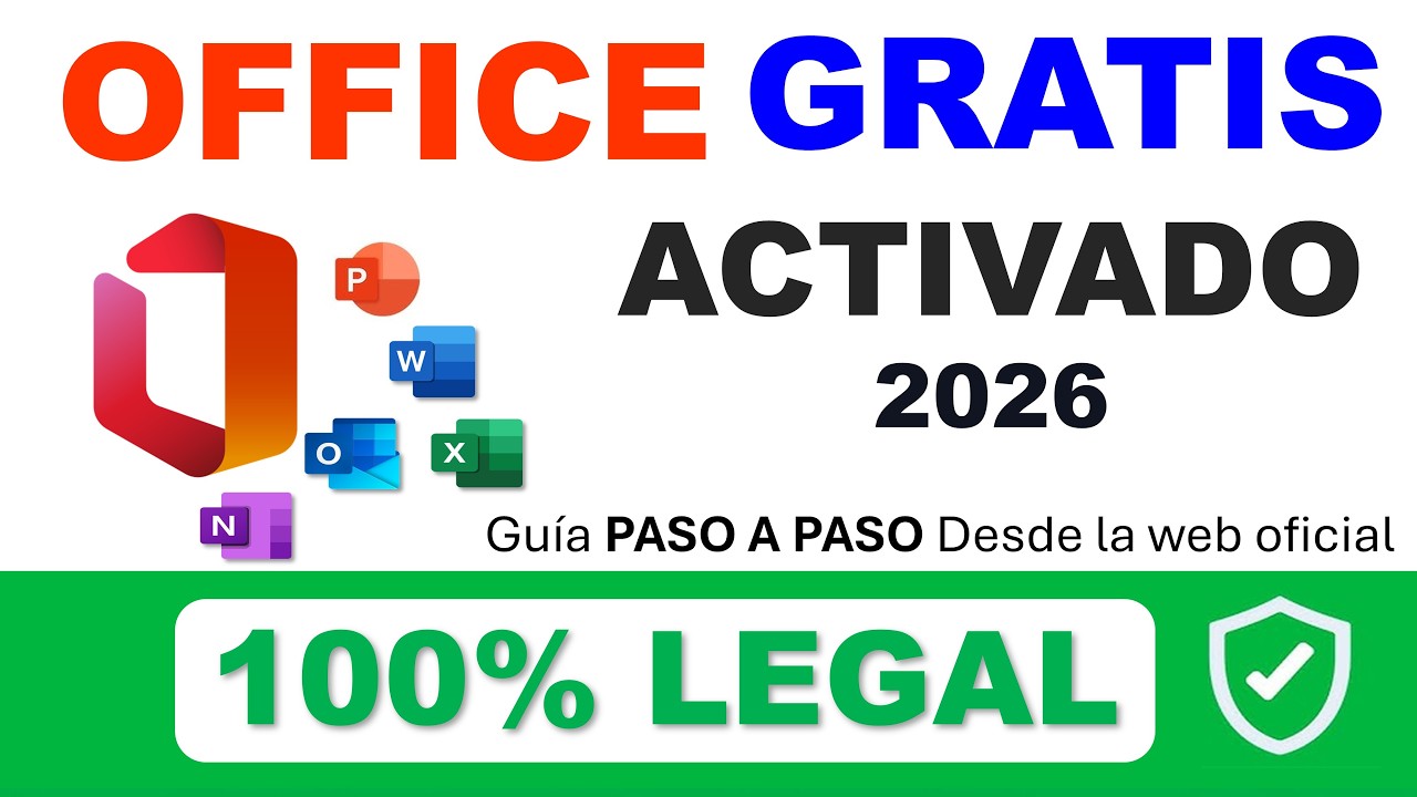 Como INSTALAR OFFICE  gratis  FULL ACTIVADO 100% Legal desde la Web Oficial ! ACTUALIZADO Marzo 2026