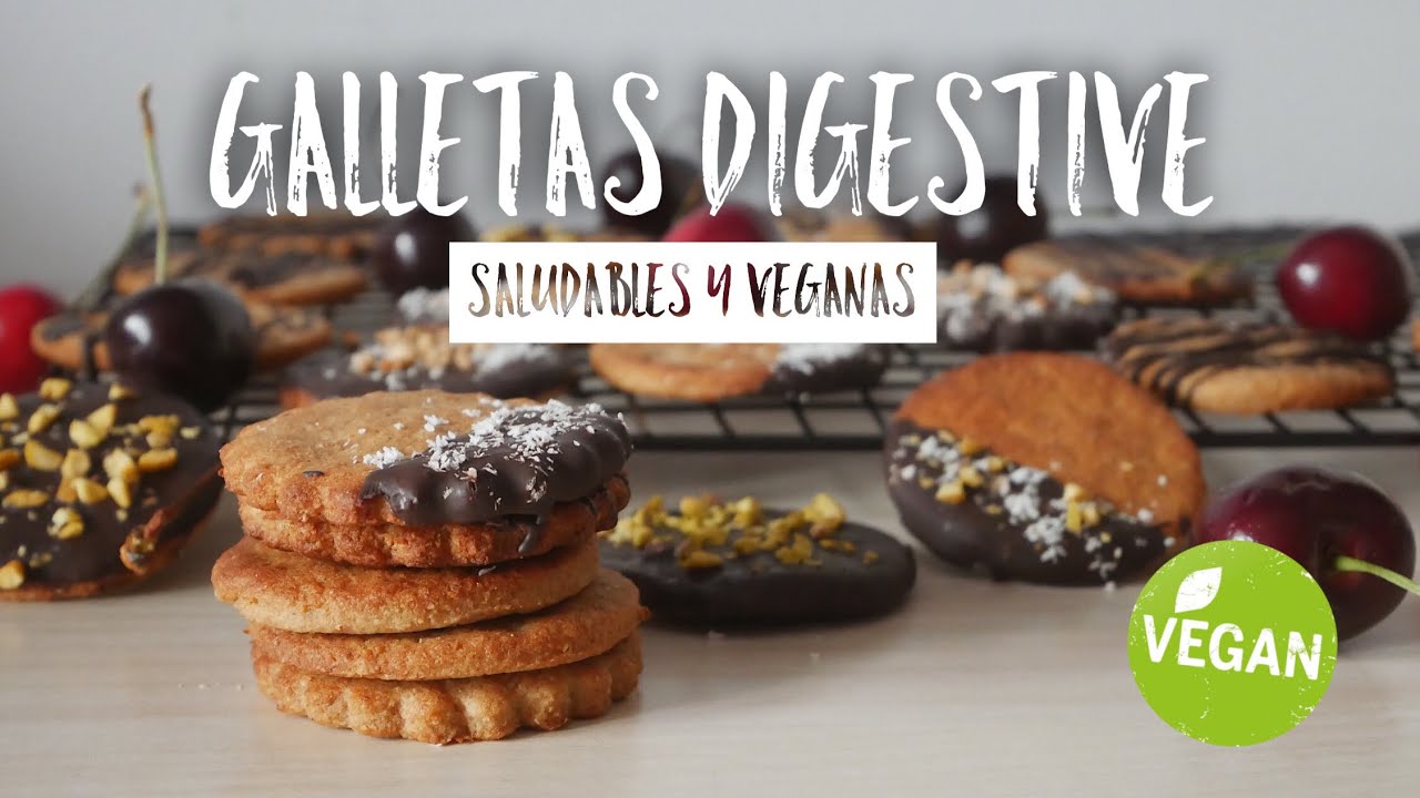 GALLETAS DIGESTIVE VEGANAS | fáciles, saludables y deliciosas