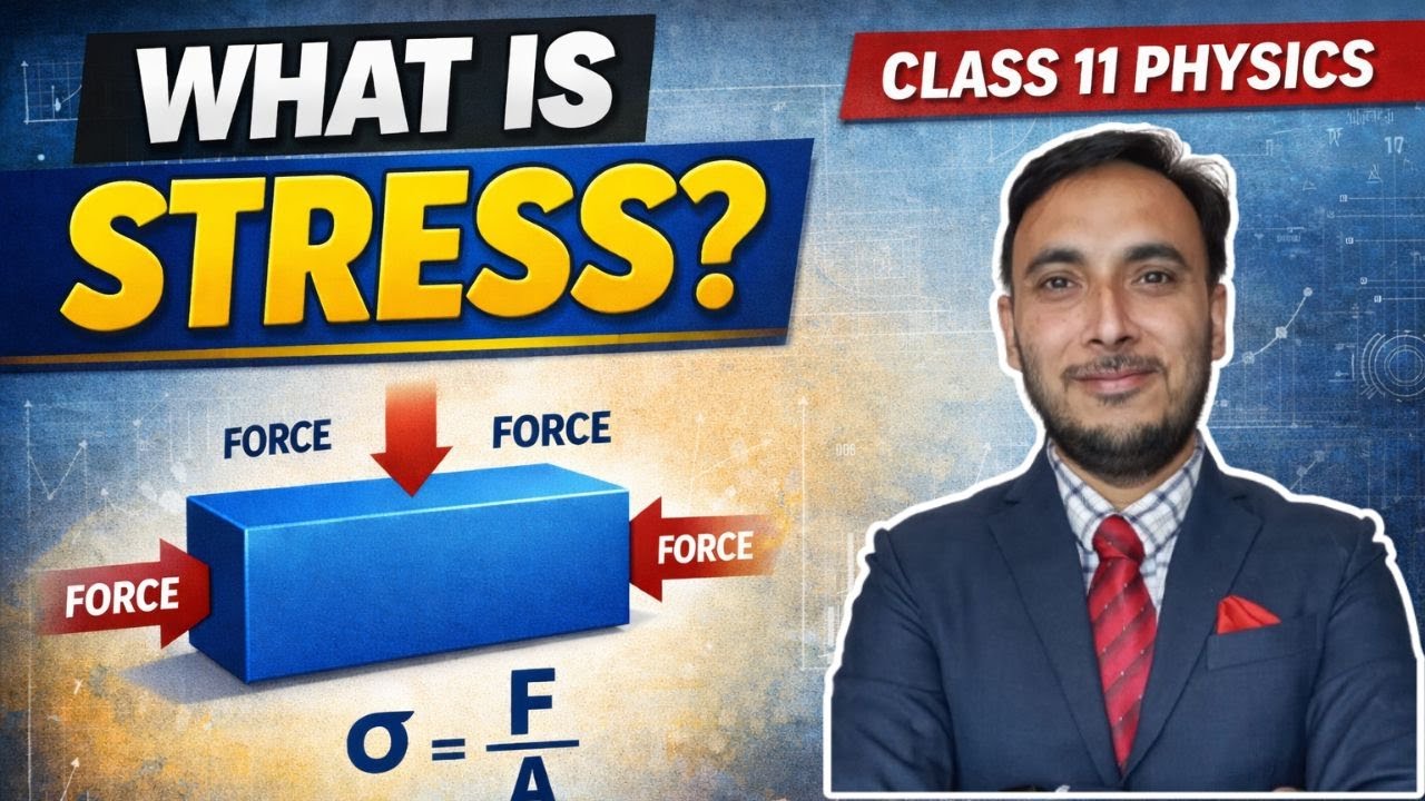 Stress Class 11 Physics || What is Stress Class 11 Physics