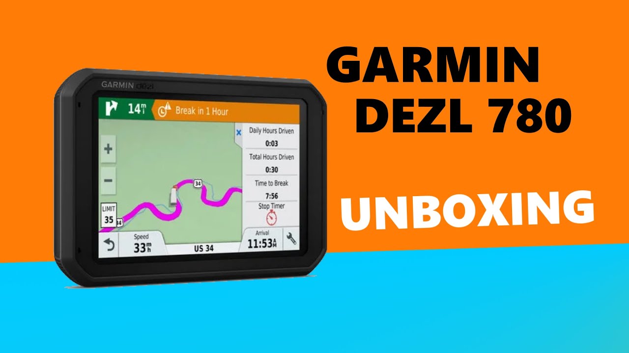 Garmin dezl 780LMT-D EU Unboxing HD (010-01855-10)