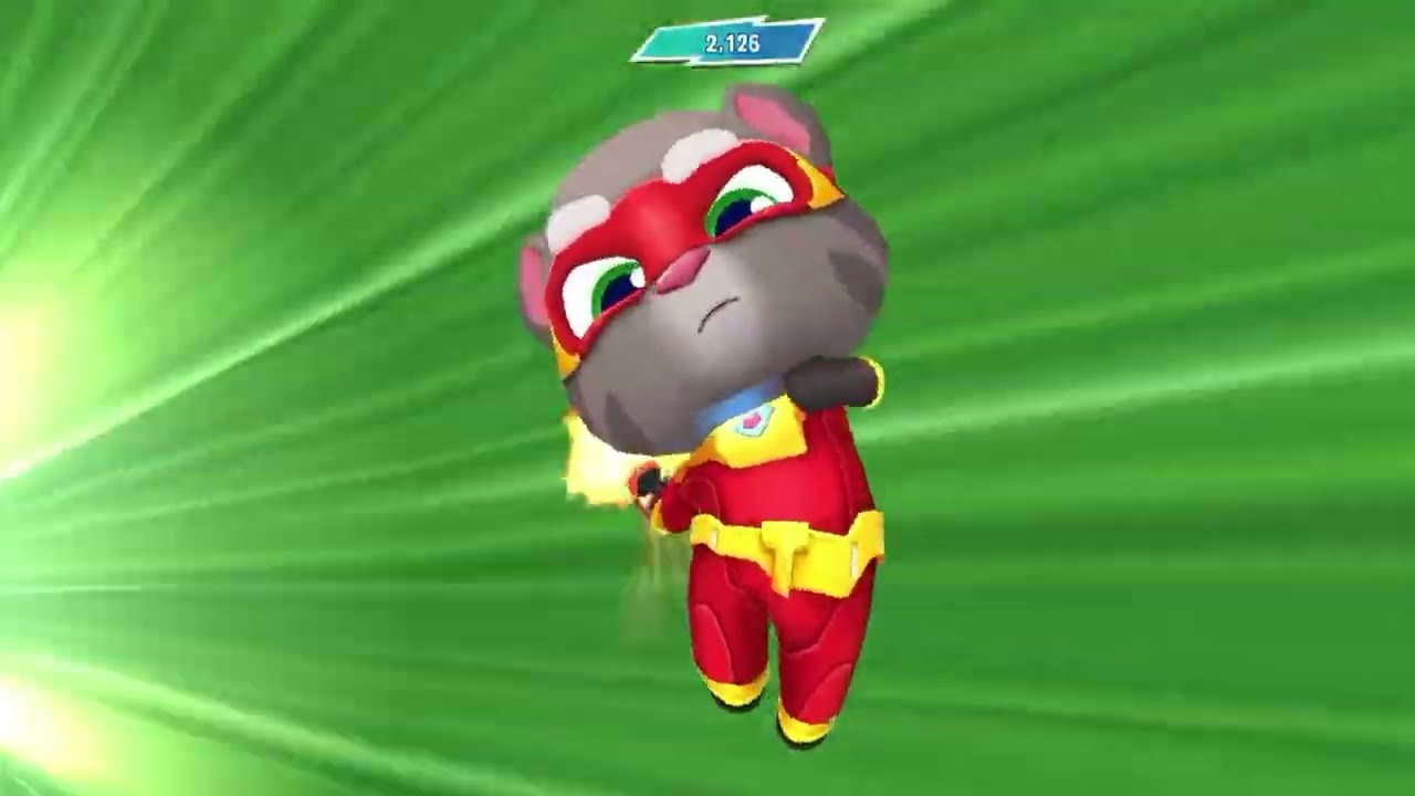 Talking Tom Hero Dash  -  Super Tom, Raccoon Boss Defeat  -  New Android Gameplays  -  Nunnu Gaming