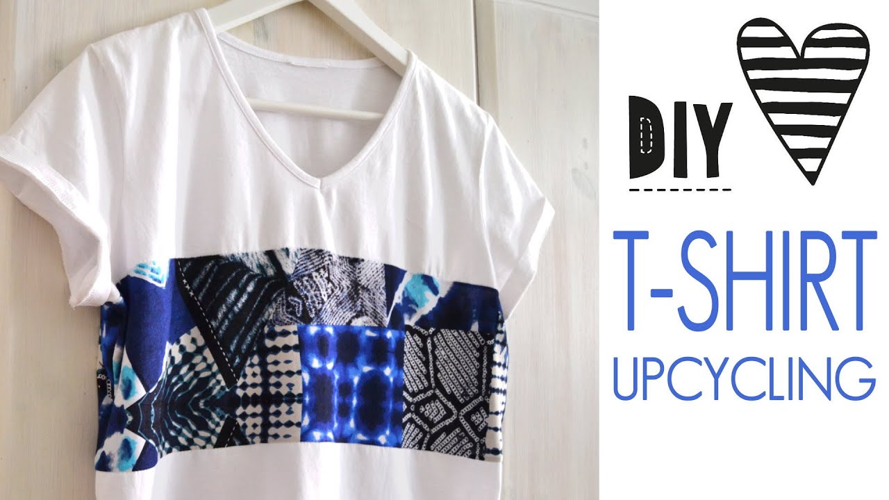 DIY Upcycling T-Shirt - Pinterest Inspired | quick & easy | how to | sewing tutorial