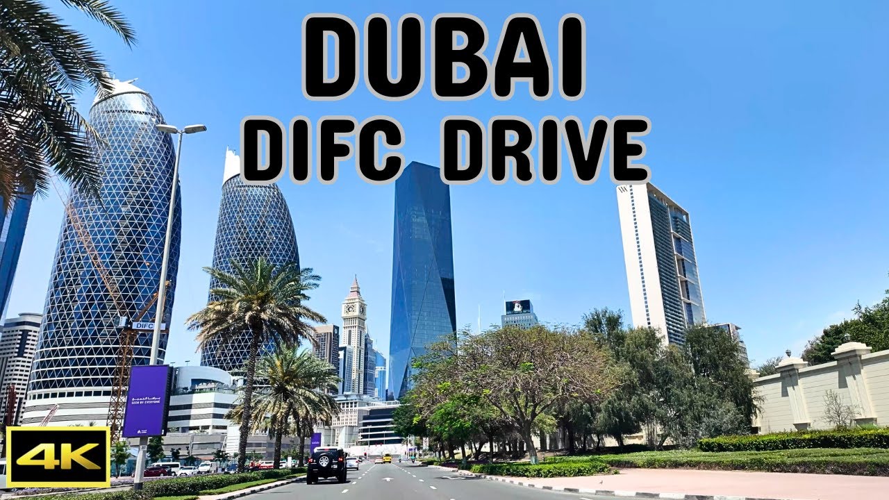 Dubai DIFC (Dubai International Financial Centre) | Driving Tour | DIFC to Museum of Future | 2024