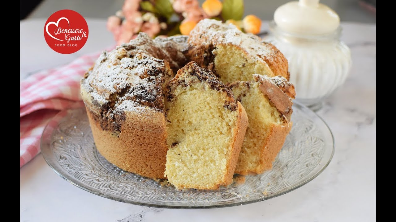 Ciambellone variegato in friggitrice ad aria