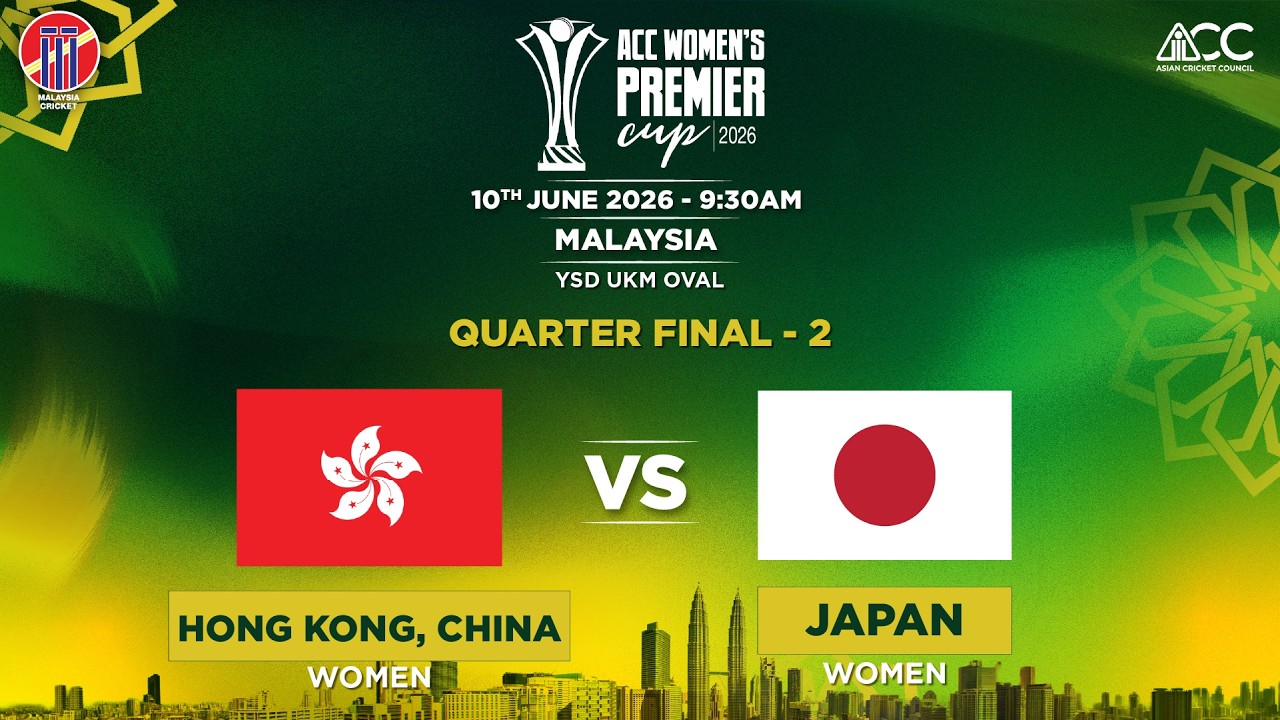 HONG KONG, CHINA (WOMEN) vs JAPAN (WOMEN) | ACC Women's Premier Cup 2026 | QF2