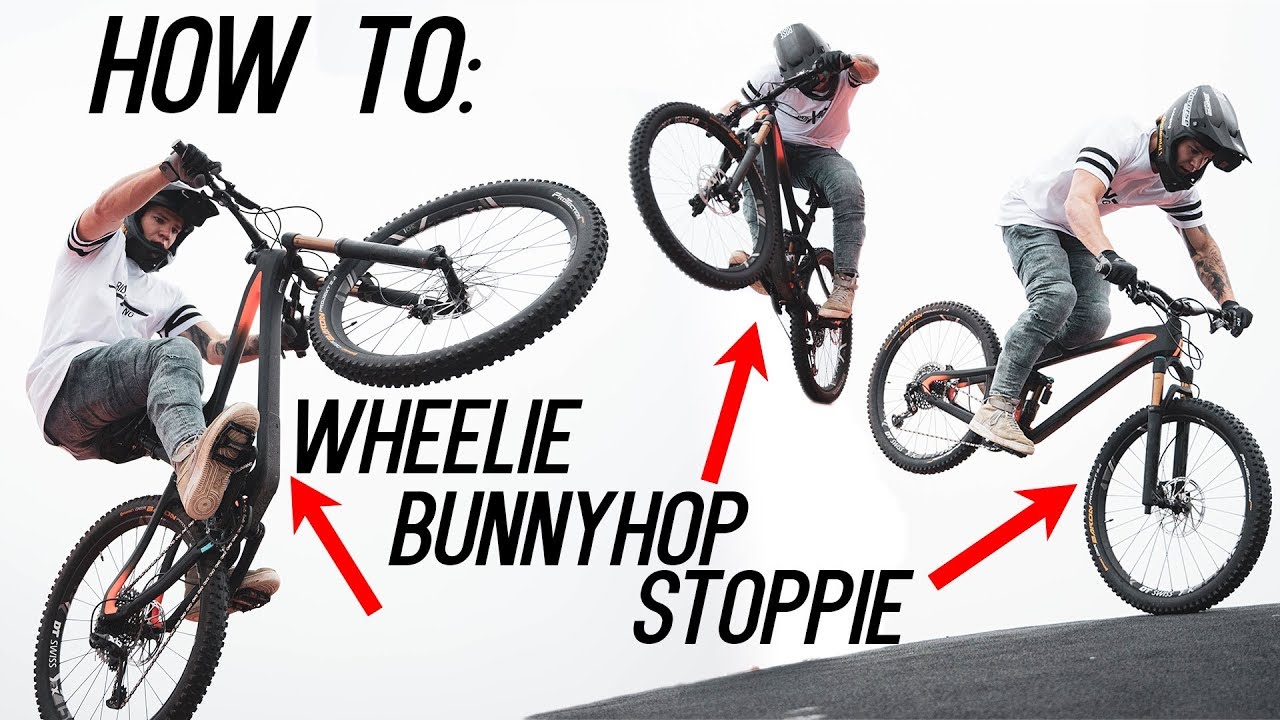MTB BASIC Tutorial: WHEELIE, BUNNYHOP & STOPPIE