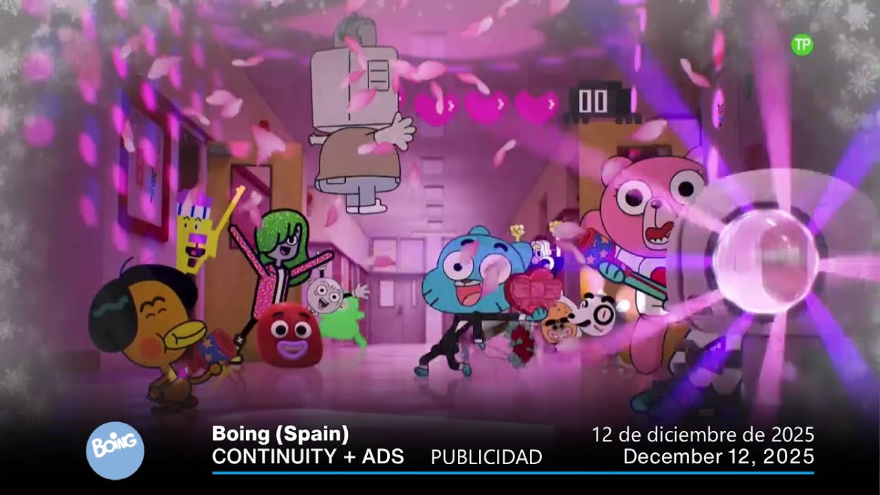 Boing (Spain) continuity + ads | December 12, 2025 • publicidad