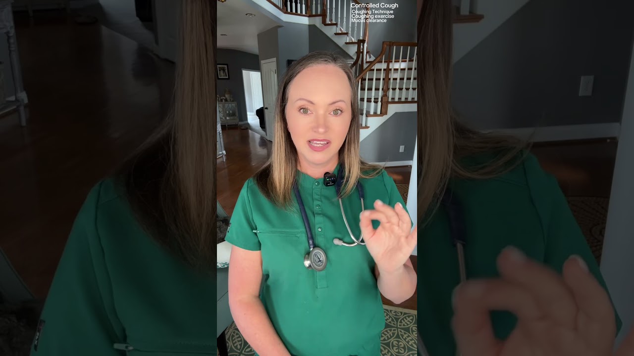 Controlled Cough from a Respiratory Therapist #cough #health #lungs