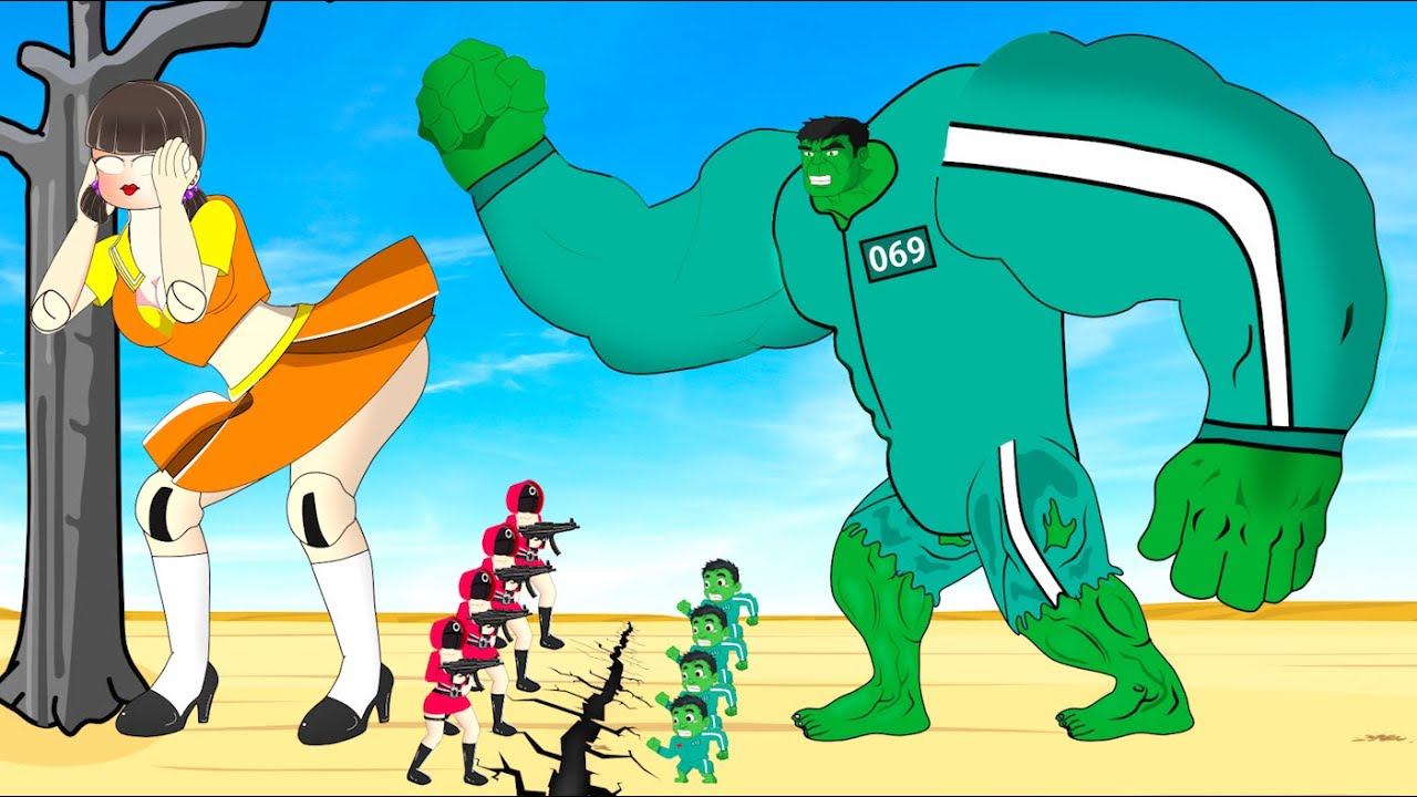 Evolution Of HULK Family Vs Evolution Of VENOM Family Playing Squid Game 2 Animation | 어몽어스 오징어 게임 2