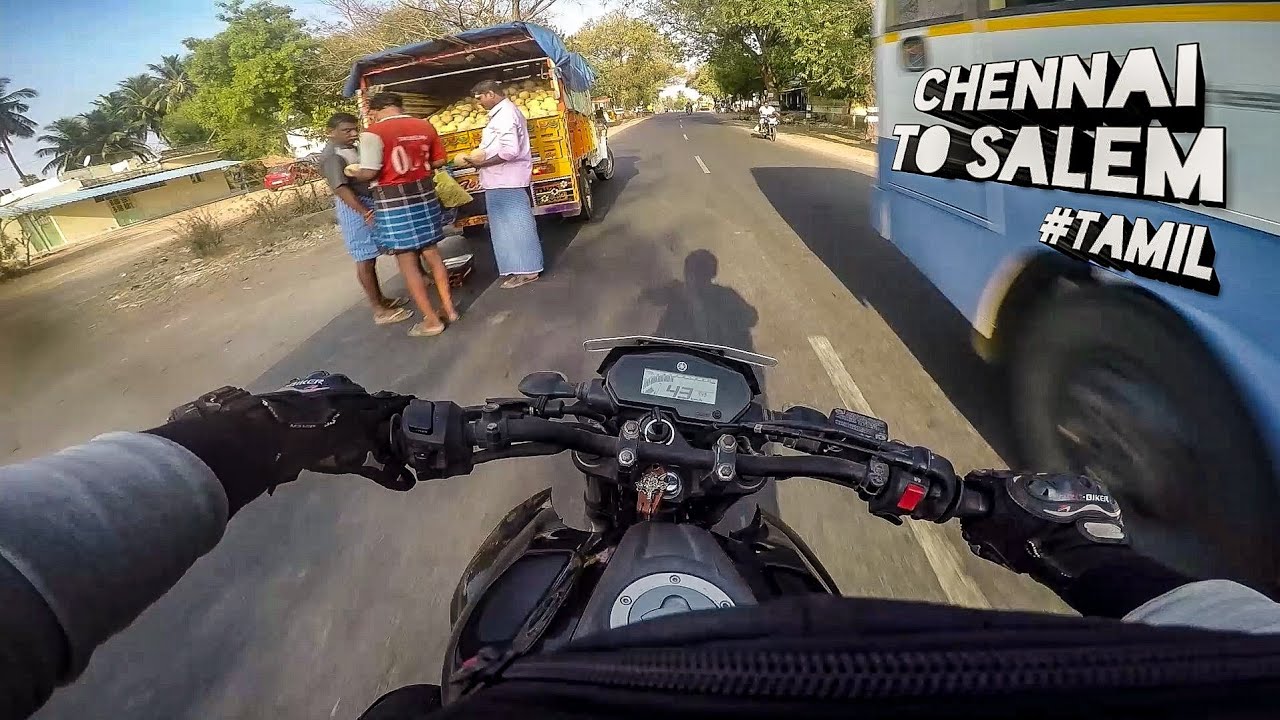 Chennai to Salem |350kms in 4hours on fz25 #Tamil #periyamanalisanthai #jallikatumaadu