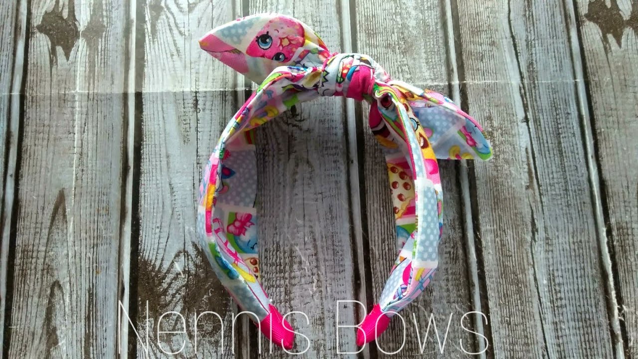 ESTILO NUEVO DIADEMA TURBANTE TELA SHOPKINS | TURBAN HEADBAND | DIY