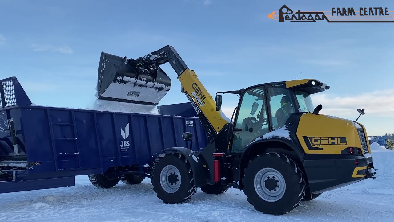 Snow Removal With Gehl ALT950