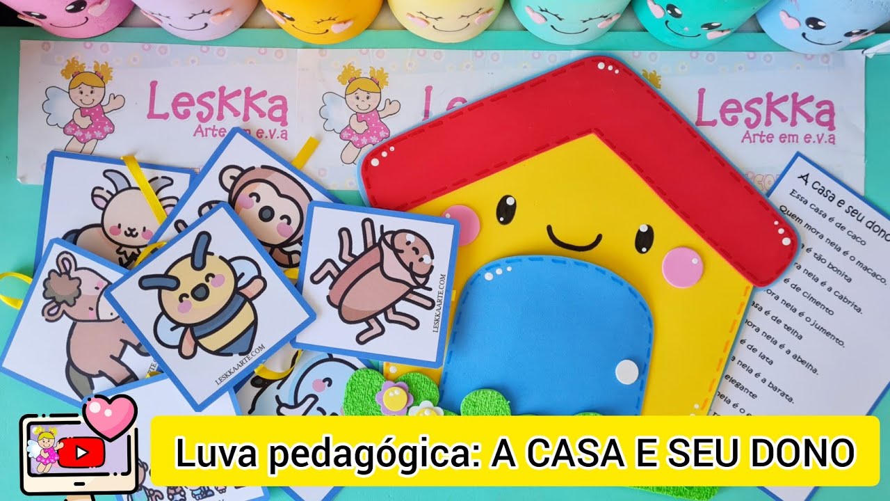 DIY - RECURSO PEDAGÓGICO: LUVA - A CASA E SEU DONO