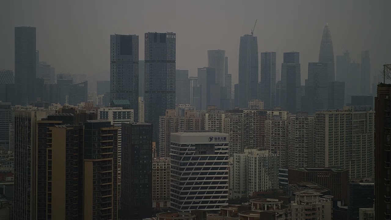 Shenzhen 24h Timelapse on 22.01.2026 4K 70mm Zoom