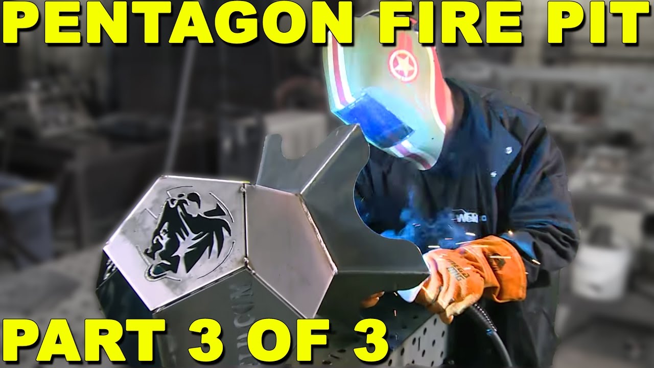 Fire Pit Welding Project: Pentagon Fire Ball - Part 3 | MIG Monday