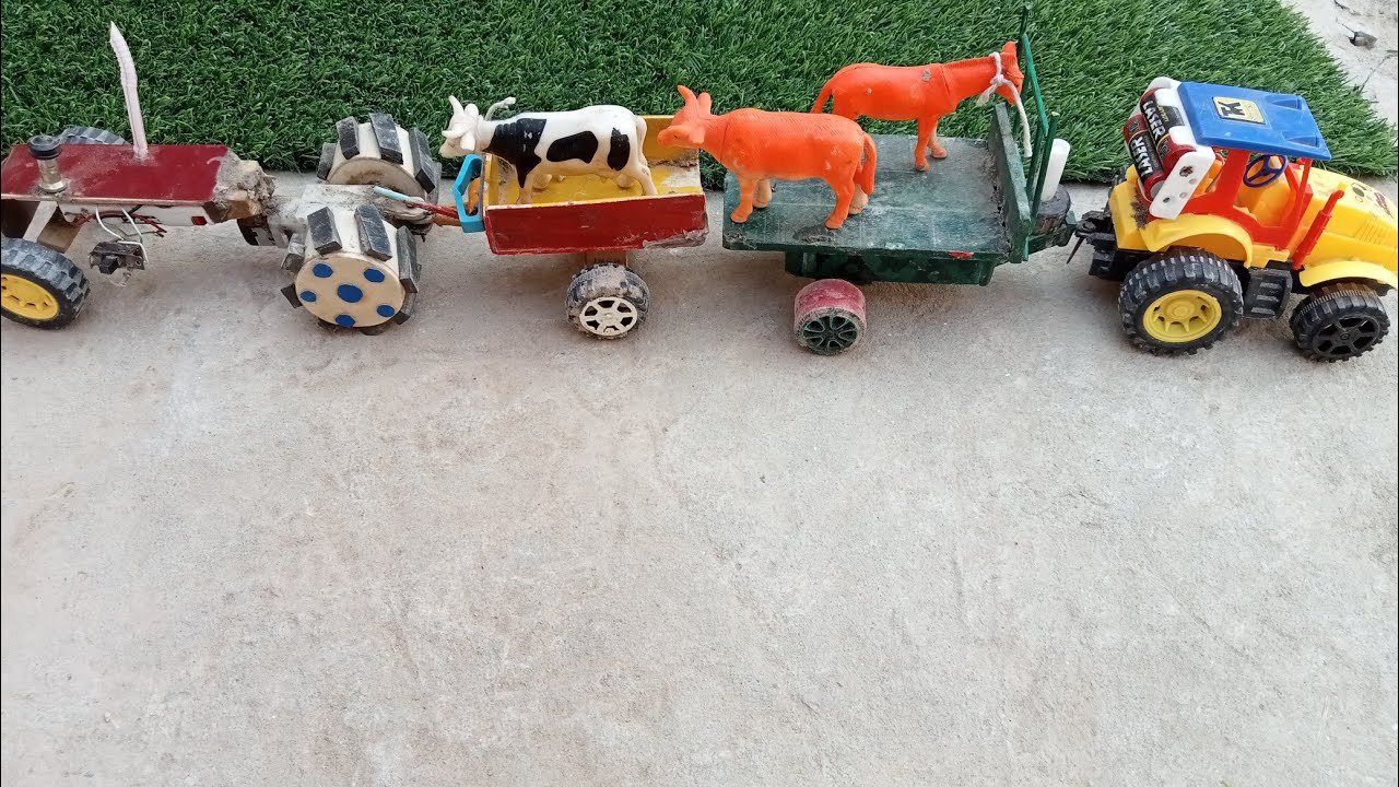 Diy tractor cow shed making science project | part | Diy Things Maker