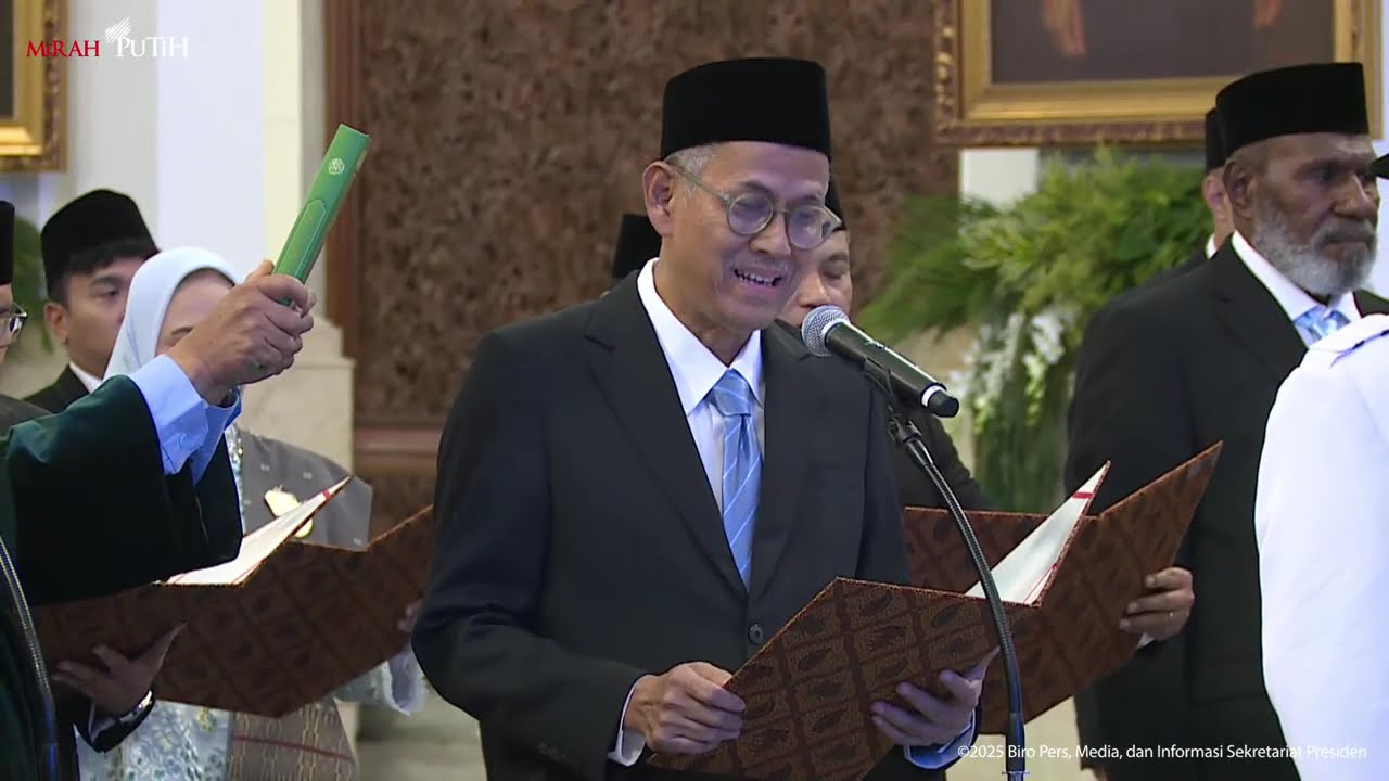LIVE: Pelantikan dan Pengucapan Sumpah/Janji Pejabat Negara, Istana Negara, 8 Oktober 2025