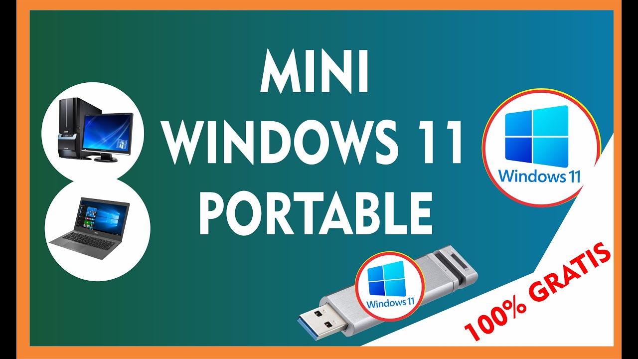 MINI WINDOWS 11 PORTABLE Descarga Gratis 100% BOOTEAR EN CUALQUIER PC O LAPTOP