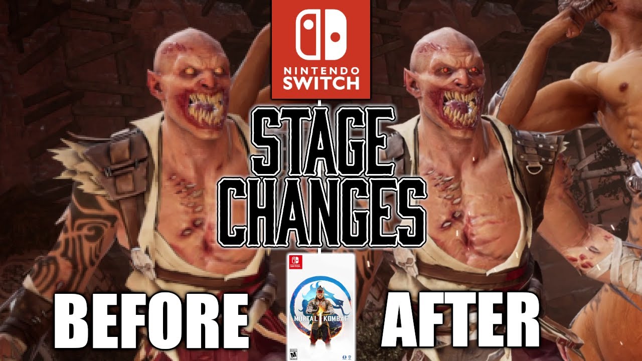 Mortal Kombat 1 Switch | STAGE COMPARISONS - Before and After - Patch 1.18