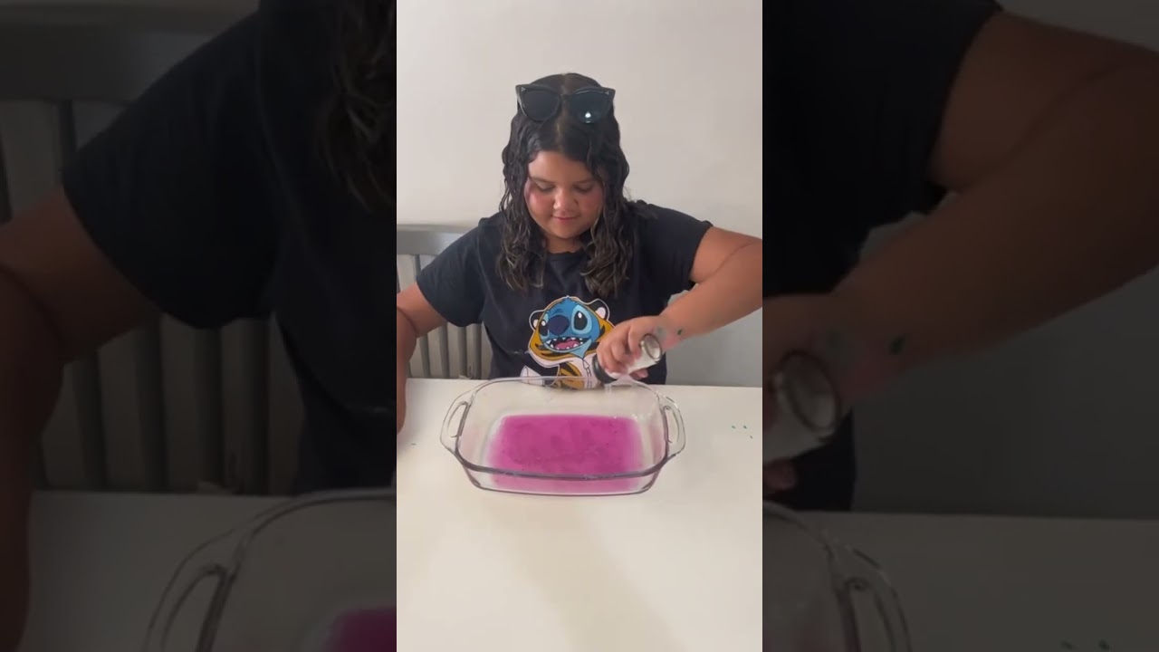 Fazendo slime com 2 ingredientes.