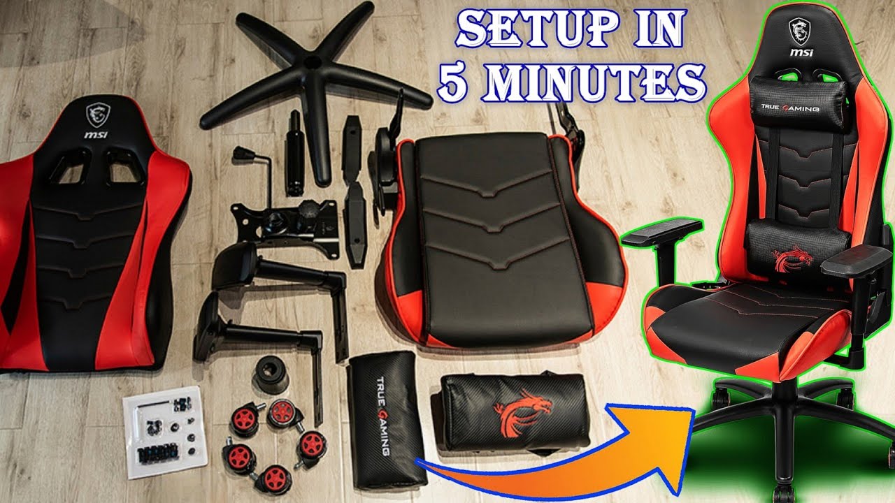 ★Best Gaming Chair★ MSI MAG CH120 Setup & Easy installation in 5 minutes.
