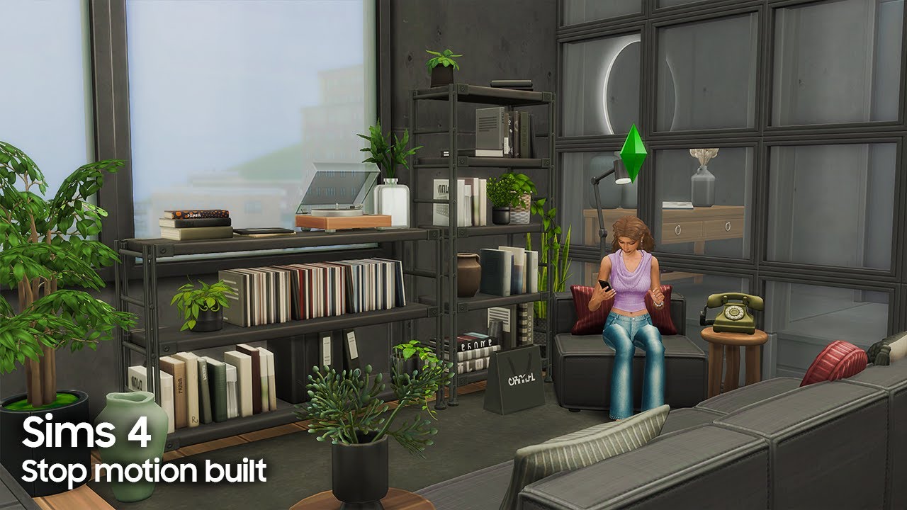 let's renovate an apartment in the sims 4! | stop motion + cc