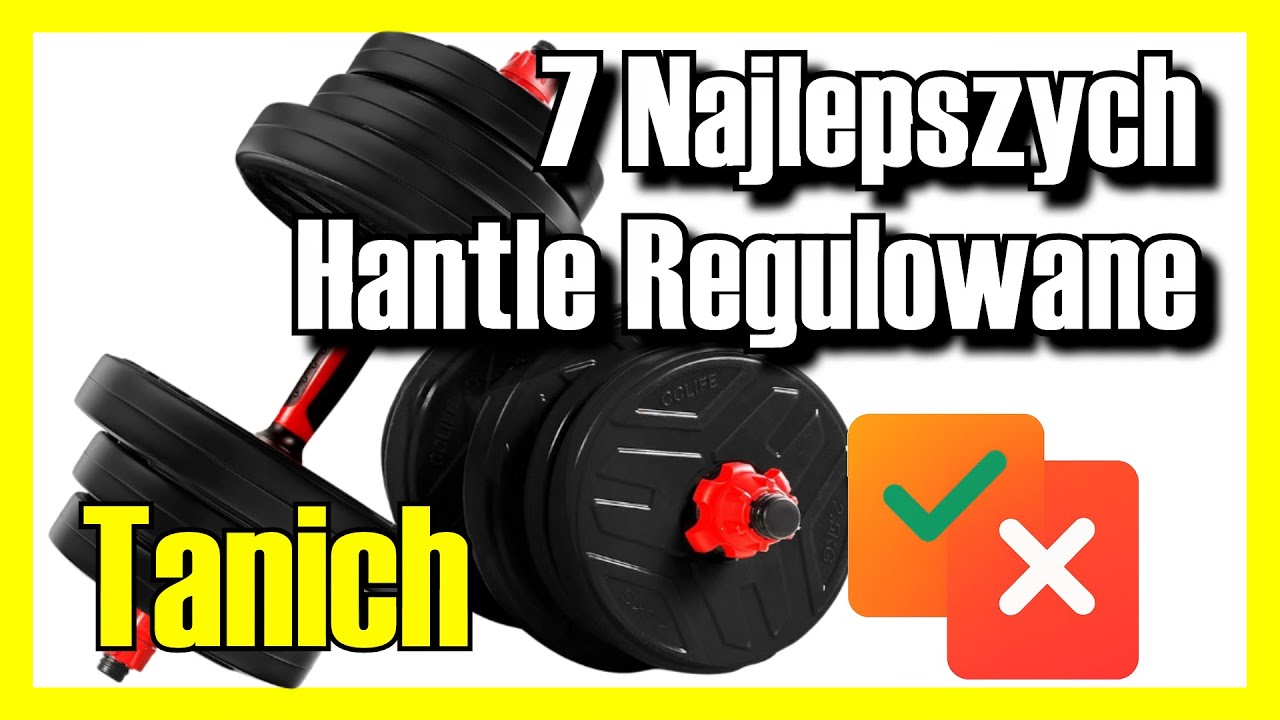 🏋️&zwj;♂️🔥 7 NAJLEPSZYCH hantle regulowane W DOBREJ CENIE na Amazon [2026]✅[Jakość/Cena] trening