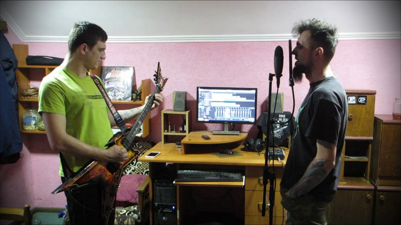 Domination - Cowboys From Hell (Pantera cover) Live @ bedroom-studio