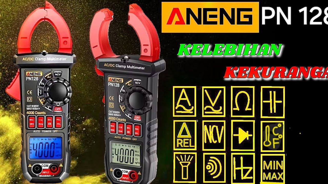 Review Tang Ampere Aneng PN128 | Cara menggunakan tang Ampere digital